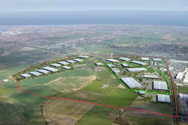 A CGI image of the International Advanced Manufacturing Park.