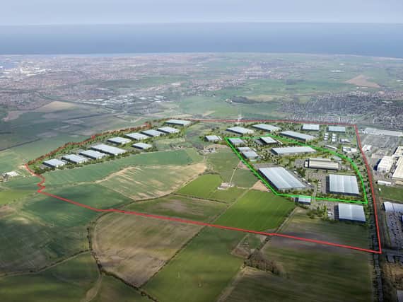 A CGI image of the International Advanced Manufacturing Park.