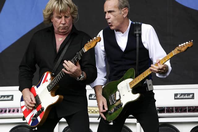 Francis Rossi, right, with long-time bandmate Rick Parfitt, who sadly died in December 2016.