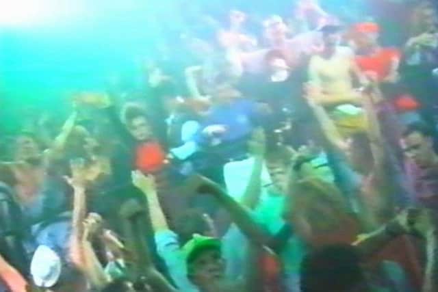 A scene from the documentary showing one of the club nights.