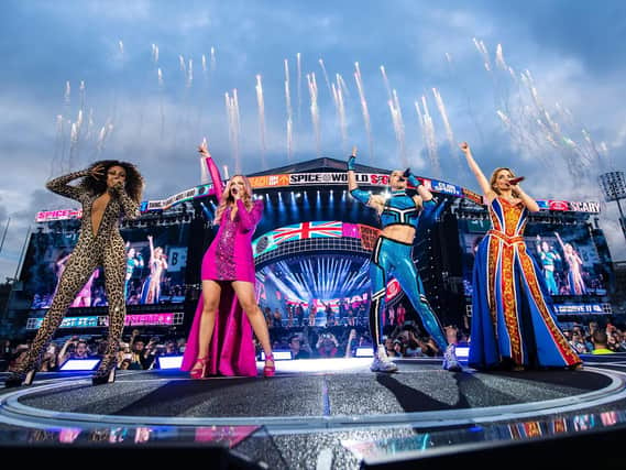 The Spice Girls in Dublin. Picture by PA