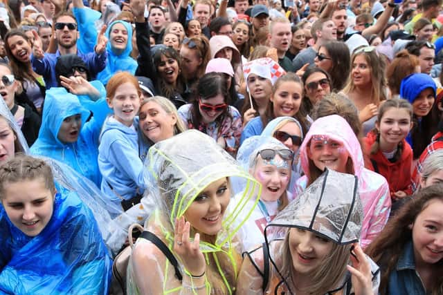 Rain soon descended on the first full day of Radio 1 Big Weekend in Middlesbrough