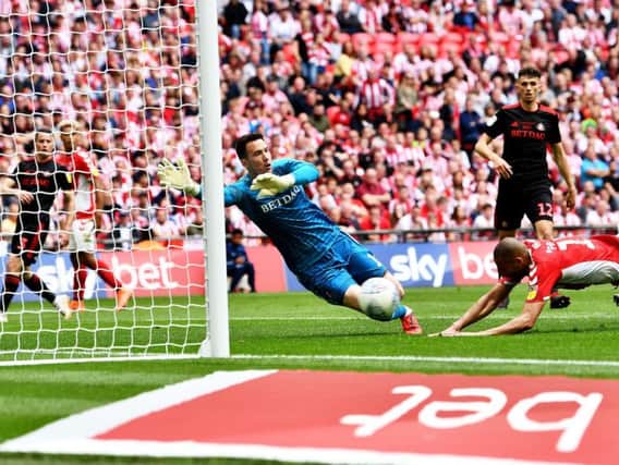 Sunderland fell to a last-gasp defeat at Wembley to leave them facing another season in League One at least.