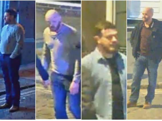 Do you know these men? Call 101.