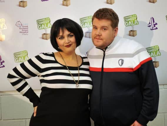 James Corden and Ruth Jones. Picture by Ian Nicholson/PA Wire