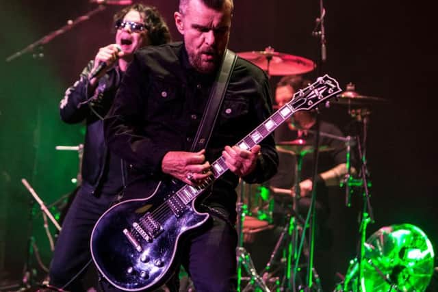 The Cult's guitarist Billy Duffy and frontman Ian Astbury performing at Sage Gateshead. Pic: Mick Burgess.