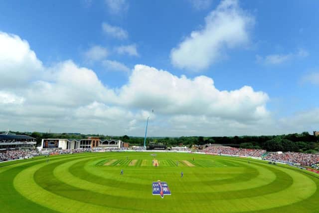 The Emirates Riversdie ground at Chester-le-Street will host three matches in the ICC Cricket World Cup. Pic: Owen Humphreys/PA Wire.