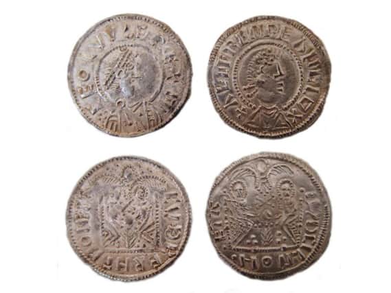Coins similar to those which have been recovered by Durham Constabulary as part of Operation Fantail, an investigation into illegal dealing in historic treasures. Pic: The Trustees of the British Museum.