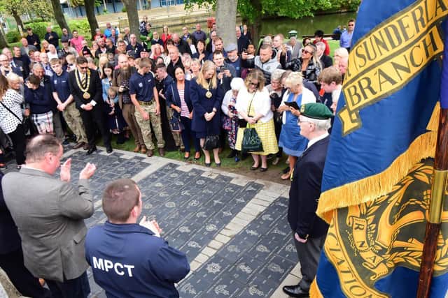The next phase of the Veterans' Walk in Mowbray Park was unveiled on Saturday.