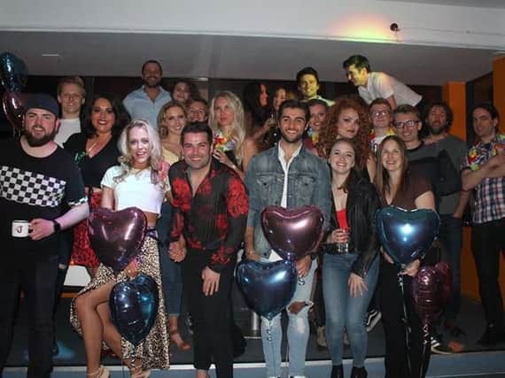 Club Tropicana's cast and crew enjoyed a private party at the Amari Beach Club in South Shields.