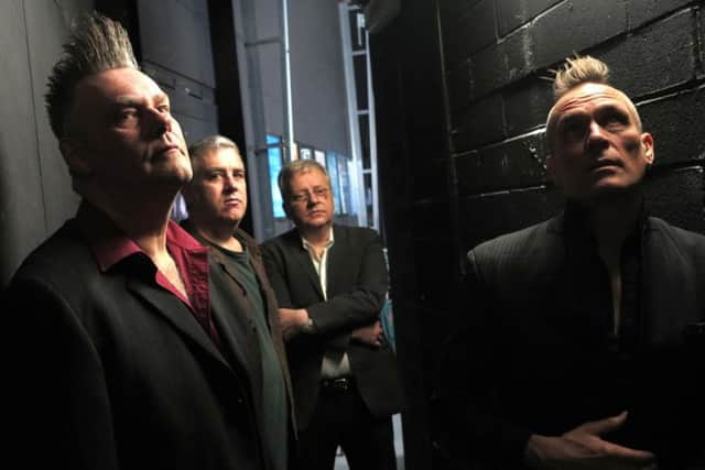 Post-punk band Membranes, with John Robb, right.