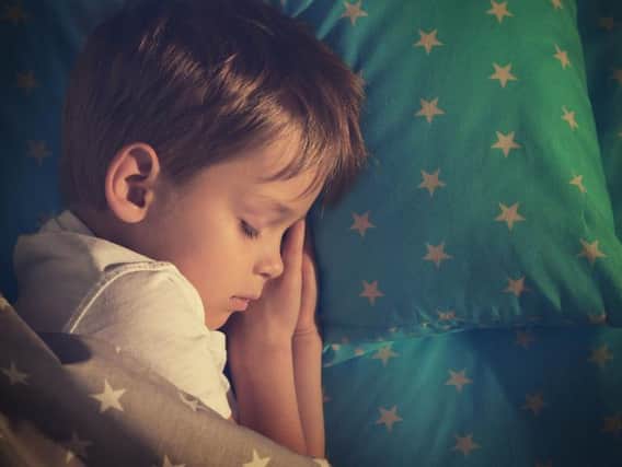 How many hours a child gets of sleep, as well as the quality of that sleep, can lead them to becoming obese later in life (Photo: Shutterstock)