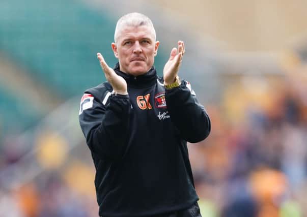 File photo dated 03-05-2014 of Carlisle United's manager Graham Kavanagh. PRESS ASSOCIATION Photo. Issue date: Monday September 1, 2014. Carlisle have sacked manager Graham Kavanagh following the club's poor start to the season. See PA story SOCCER Carlisle. Photo credit should read John Walton/PA Wire.