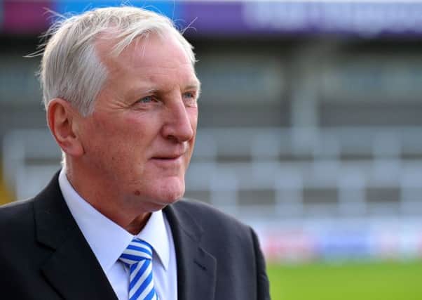 AT HIS NEW HOME: Hartlepool United manager Ronnie Moore. Picture by FRANK REID