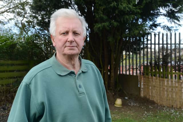 Will Semple, 79, is warning people about the danger of a hawk on the loose, after witnessing it killing a pigeon in his garden in Peterlee.