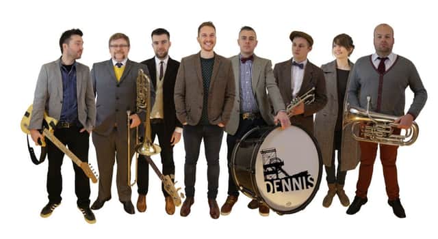 PIT POP: Eight-piece Hetton band Dennis, are playing a gig to raise funds for Elcap.
