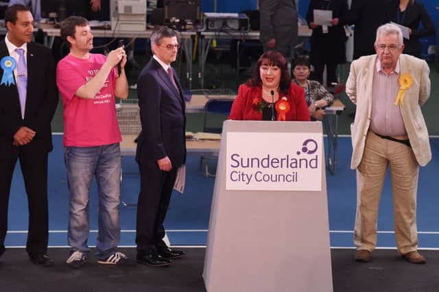 Sharon Hodgson wins Sunderland Central on Election Night.
