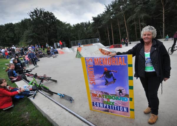 Washington's Princess Anne Park was the venue for the last tournament for skateboarders and BMXs, held in memory of Shane Sloan. Organiser Caron Heatherington at the skatepark venue.