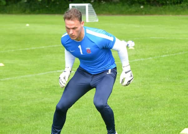 New Hartlepool goalkeeper Trevor Carson