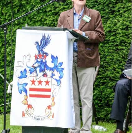 Picture shows Robyn Brown from the National Trust leading the ceremonies