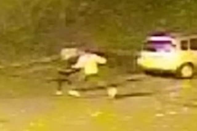 The shocking CCTV of Darryl Moore, 22, attacking and beating his 18 year old girlfriend Rayna Holden  - who he left for dead. See SWNS story SWCCTV; A pretty teen was beaten to a pulp by her thug boyfriend who launched a drunken attack on her in a pub car park - and left her for DEAD. Evil Darryl Moore, 22, flew into a drunken rage and beat his 18-year-old girlfriend Rayna Holden by punching and kicking her  and stamping on her when she was UNCONSCIOUS. Petite Rayna, who stands just 5ft 5ins and is a svelte size six, was left with bruising, two broken ribs and a dislocated knee after the savage beating -  which was captured in full on CCTV. She said: Daryl was my first love, and I was so besotted with him I trusted him completely.