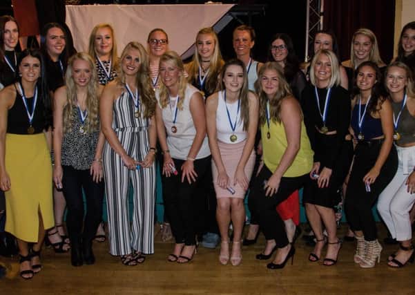 Oaksway's netball stars at the club's award night. Picture by JOE SPENCE