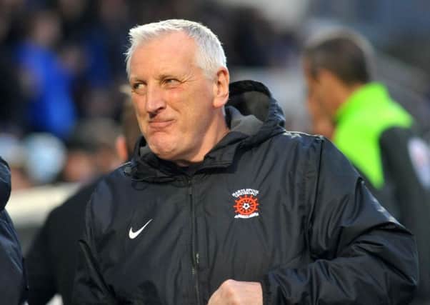 Hartlepool United boss Ronnie Moore. Picture by TOM COLLINS