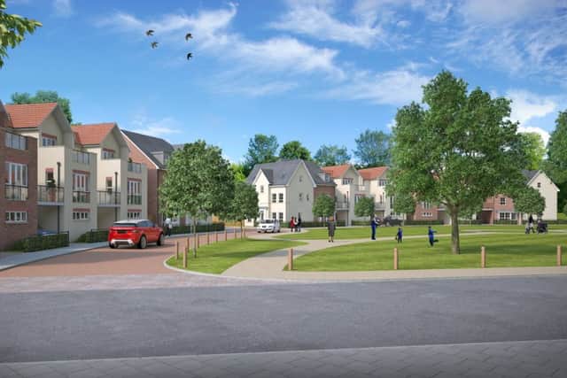 Barratt Homes plan for the Cherry Knowle site