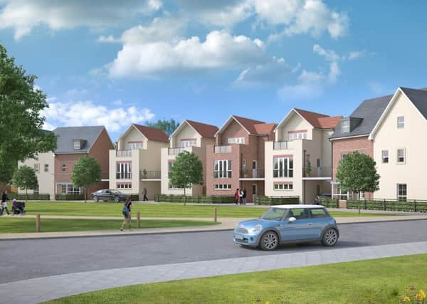 Barratt Homes plan for the Cherry Knowle site