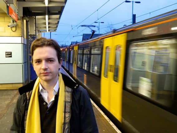 Liberal Democrat campaigner Niall Hodson at Millfield Metro Station