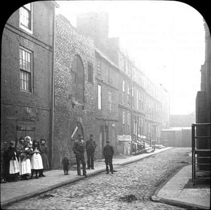 Fitter's Row in the East End, close to where poor Gustav lived. This photo dates to around 1895 - just after he died.