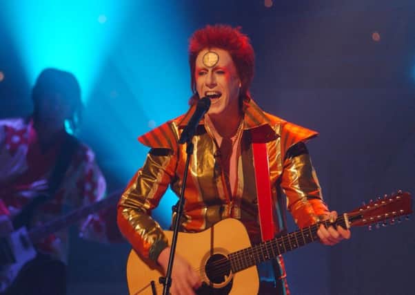 Ed Blaney as David Bowie in ITV's Stars In Their Eyes in March, 2005.