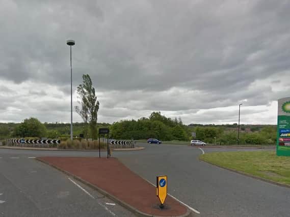 Baron's Quay Road, as it joins the A1231 in Castletown. Copyright Google Images.