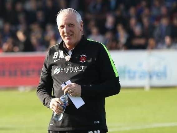 All smiles: Ronnie Moore