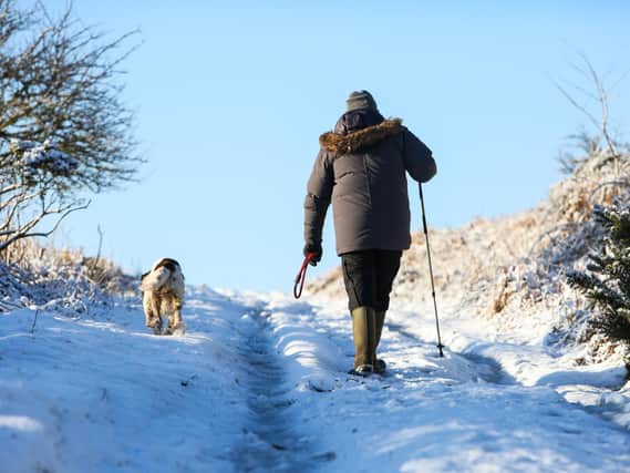 Walking can help beat the Blue Monday blues - even if the weather is bad.