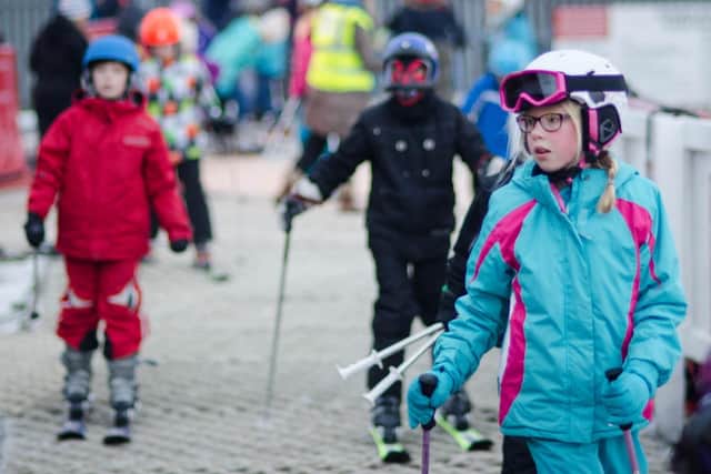 Young skiers at Silksworth.