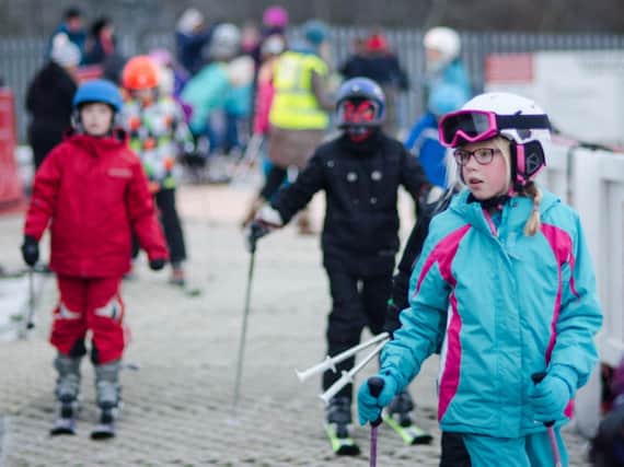 Young skiers at Silksworth.