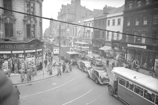 Mackie's Corner in March 1953.