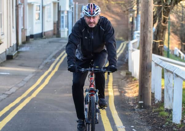 Jamie Parkin is taking on a cycle challenge in memory of his cousin Dean Laing.