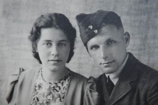 Arthur and Betty Lanes in their younger days.