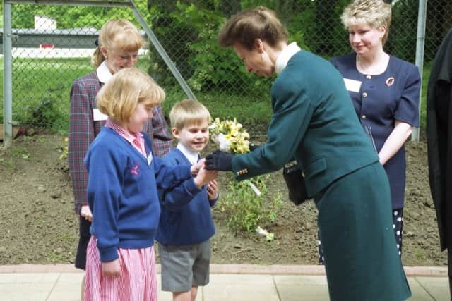 FILE PIC  May 1994  
Princess Ann opens new school.   Princess Royal at Tonstall School, Ashbrooke Road.  Sunderland  High School.  see 27 May 1994  Photographer TC old ref number 22645