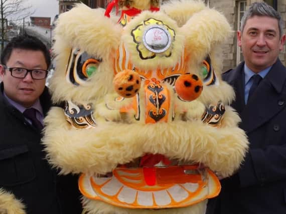Ian Wong and Harry Collinson have been working together to hold Chinese New Year celebrations in Sunderland for the Year of the Monkey