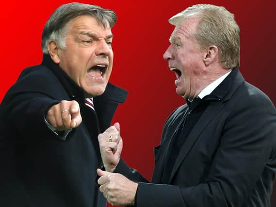 Sunderland boss Sam Allardyce and Newcastle United manager Steve McClaren