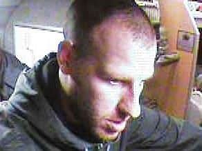 Police want to speak to this man who may have information about an attack on a train passenger in Durham