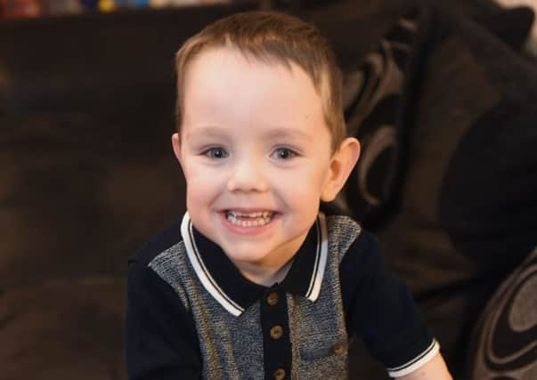 'Sugar-bag baby' Joseph Gibson, of Thorney Close, Sunderland, is now three years old.