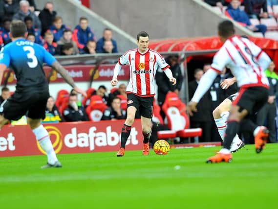 Adam Johnson in action against AFC Bournemouth