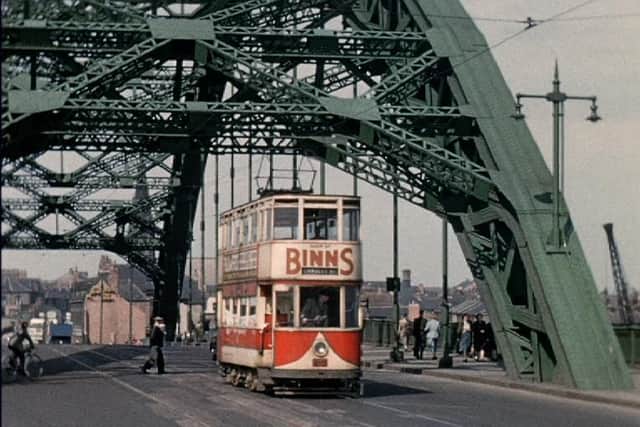 The film features footage from Going Places,which was made in 1955 as Sunderland's trams made way for new buses. Pic: North East Film Archive.