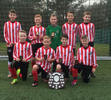 Sunderland Primary Schools Boys' title-winning seven-a-side squad
