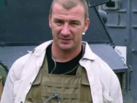 Former Marine Phil Harris, who died in Iraq aged 37 in August 2014.