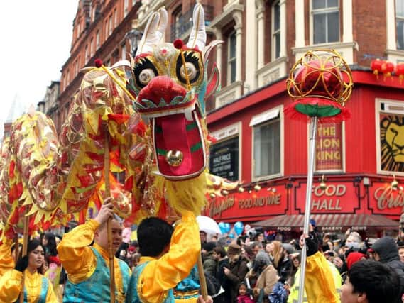 Chinese New Year celebrations.